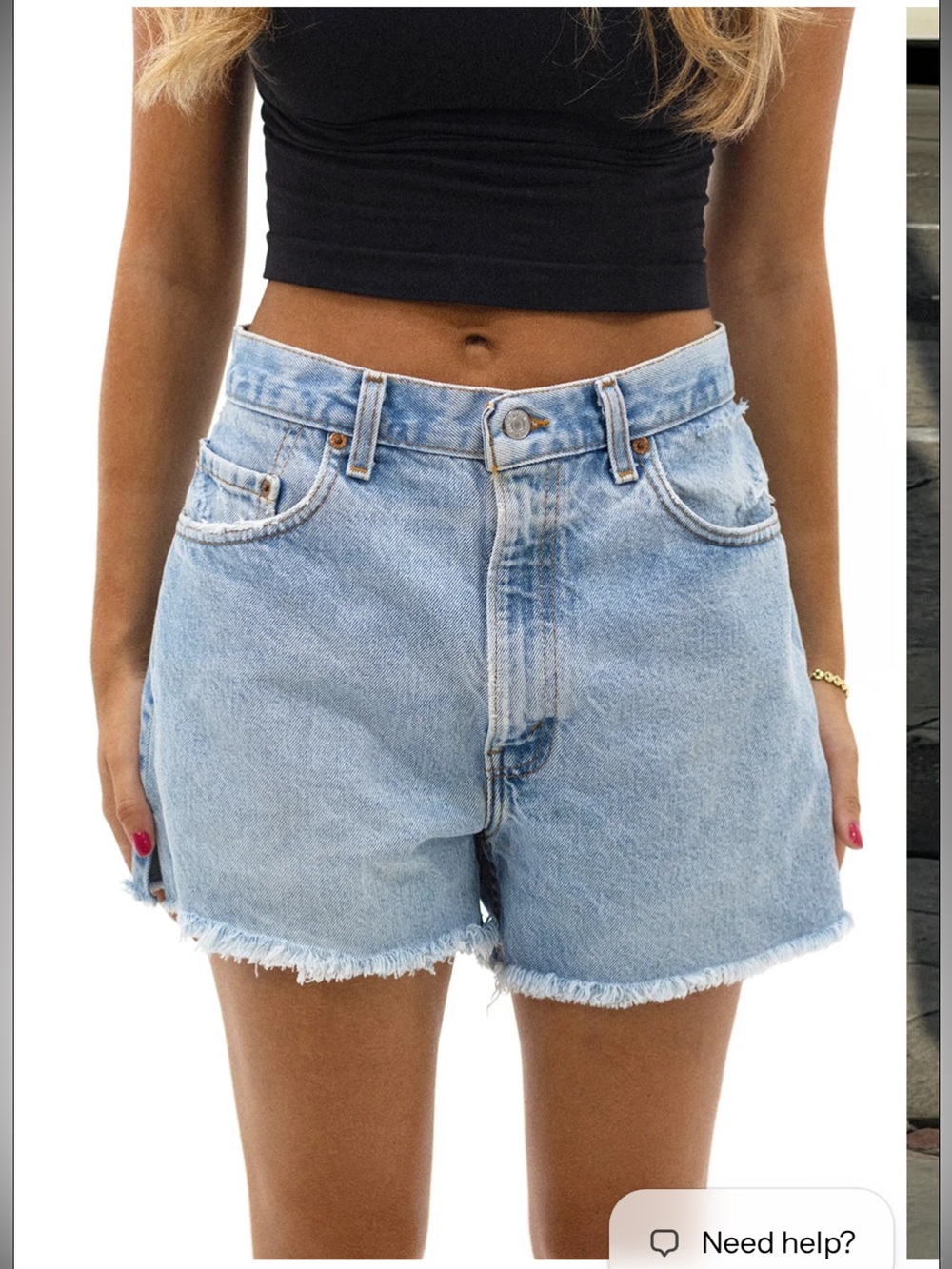 Aligrace Michelle baggy shorts (vintage levi repurposed, custom made)